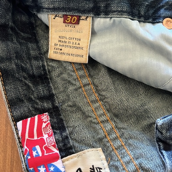 7 For All Mankind/The Great China Wall Vintage embellished embroidered jeans 30 - Picture 2 of 15